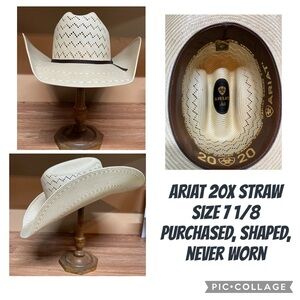 Ariat 20X Straw Hat
